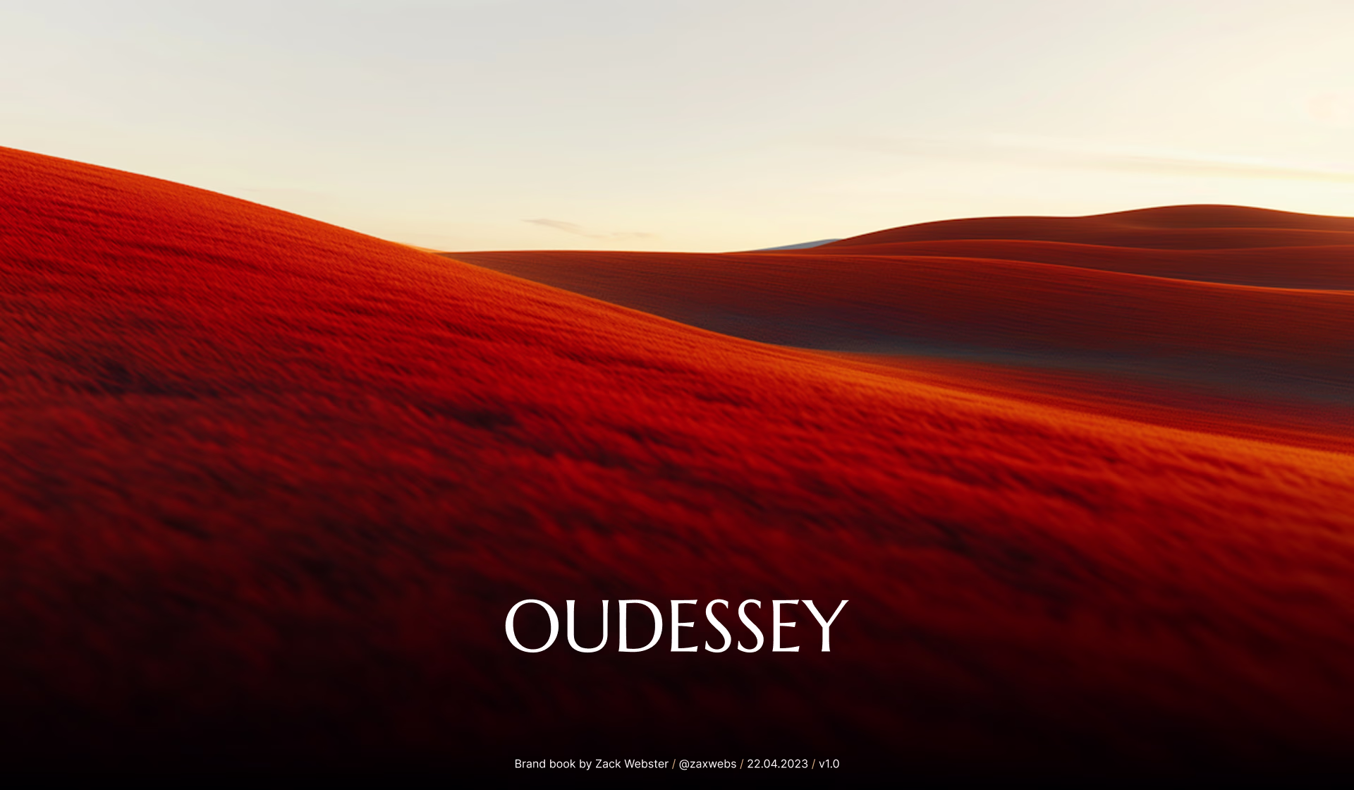 Desert-inspired moodboard and visual direction for the brand