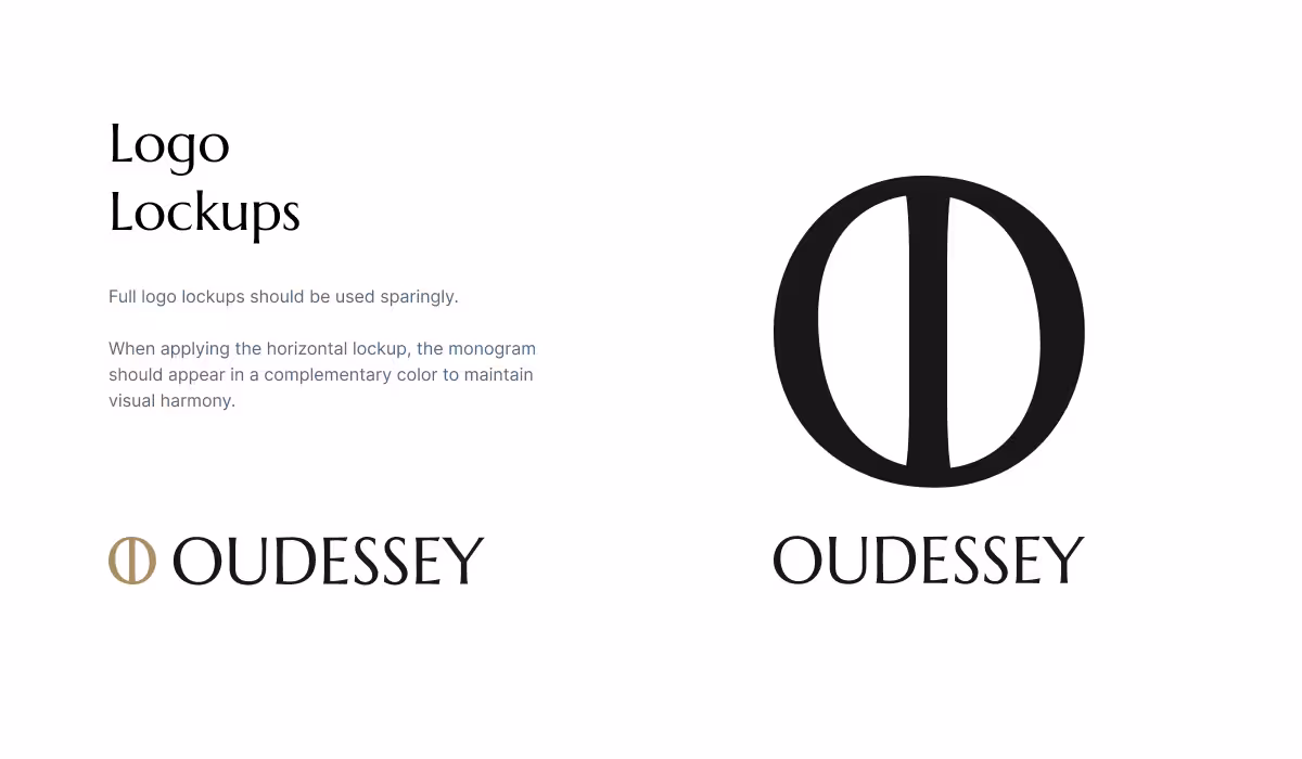 Logo lockup variations and usage guidelines